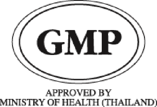 GMP - Approved by Ministry of Health (Thailand)